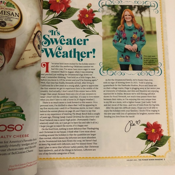 Pioneer Woman Magazine Holiday 2021 Issue Christmas Ree Drummond - Picture 4 of 4
